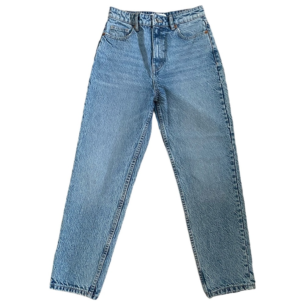 Zara High Rise Straight Jeans